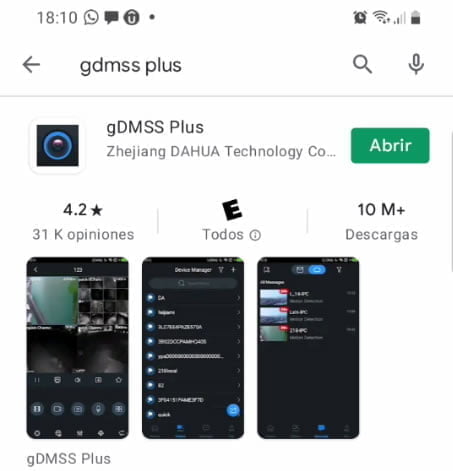 gDMSS Plus Play Store